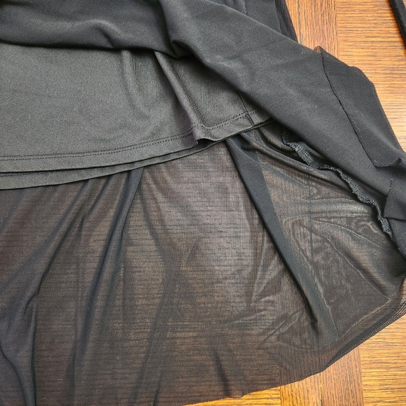 Torrid Black sleeveless tank top casual Dress Plus Size 00 sheer overlay - Picture 9 of 10